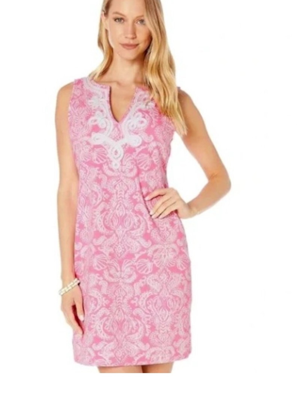Lilly Pulitzer Harper Shift Dress in Havana Pink Clawdia Size XS